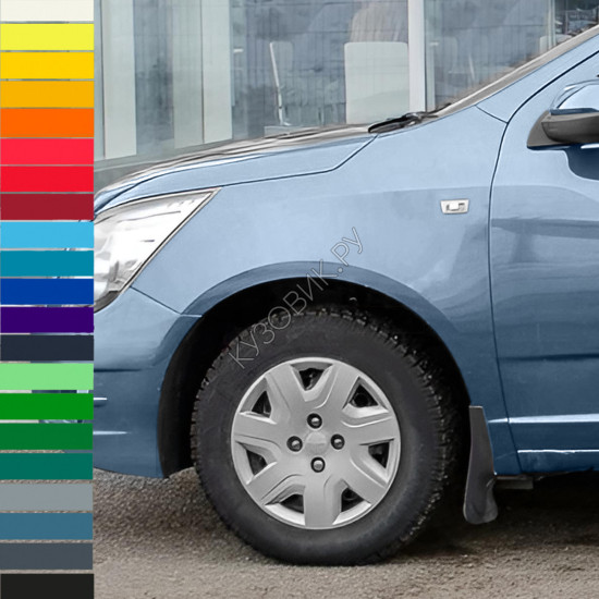 Крыло переднее левое в цвет кузова Chevrolet Cobalt 2 (2011-2016) Ravon R4 с отверстием под повторитель Крыло переднее левое в цвет кузова Chevrolet Cobalt 2 (2011-2016) Ravon R4 с отверстием под повторитель