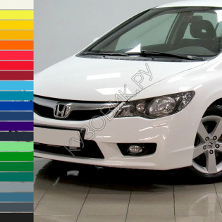 Бампер передний в цвет Honda Civic 8 (2008-2011) седан рестайлинг Бампер передний в цвет Honda Civic 8 (2008-2011) седан рестайлинг