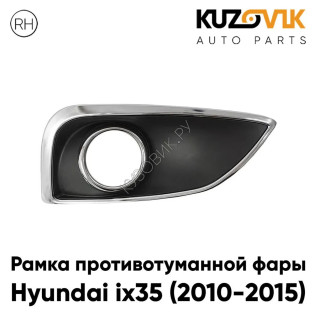 Рамка противотуманной фары правая Hyundai IX35 (2010-2015) KUZOVIK Рамка противотуманной фары правая Hyundai IX35 (2010-2015) KUZOVIK