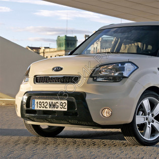 Бампер передний в цвет кузова Kia Soul 1 (2008-2011) дорестайлинг Бампер передний в цвет кузова Kia Soul 1 (2008-2011) дорестайлинг