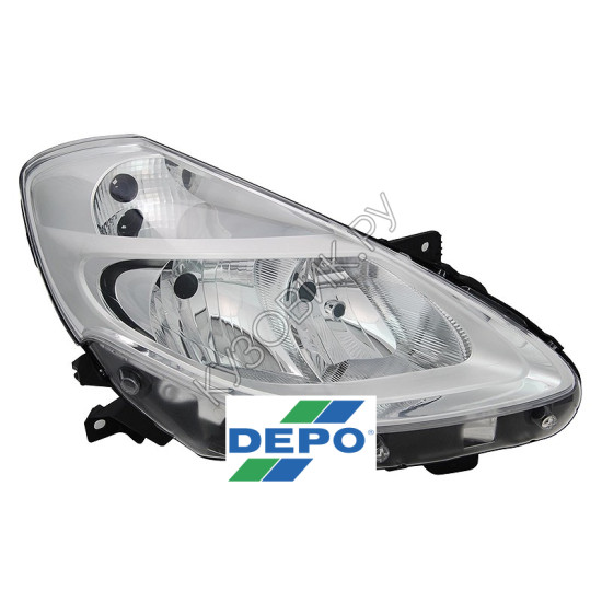 Фара правая Renault Clio 3 рестайлинг (2009-2011) DEPO