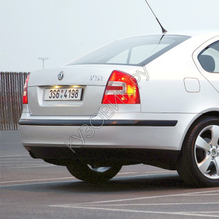 Бампер задний в цвет кузова Skoda Octavia A5 (2004-2009) дорестайлинг